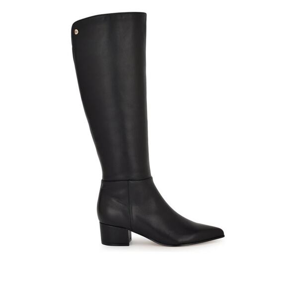 NIB Nine West Barile Black Knee High Boot 8.5 M - Picture 1 of 6